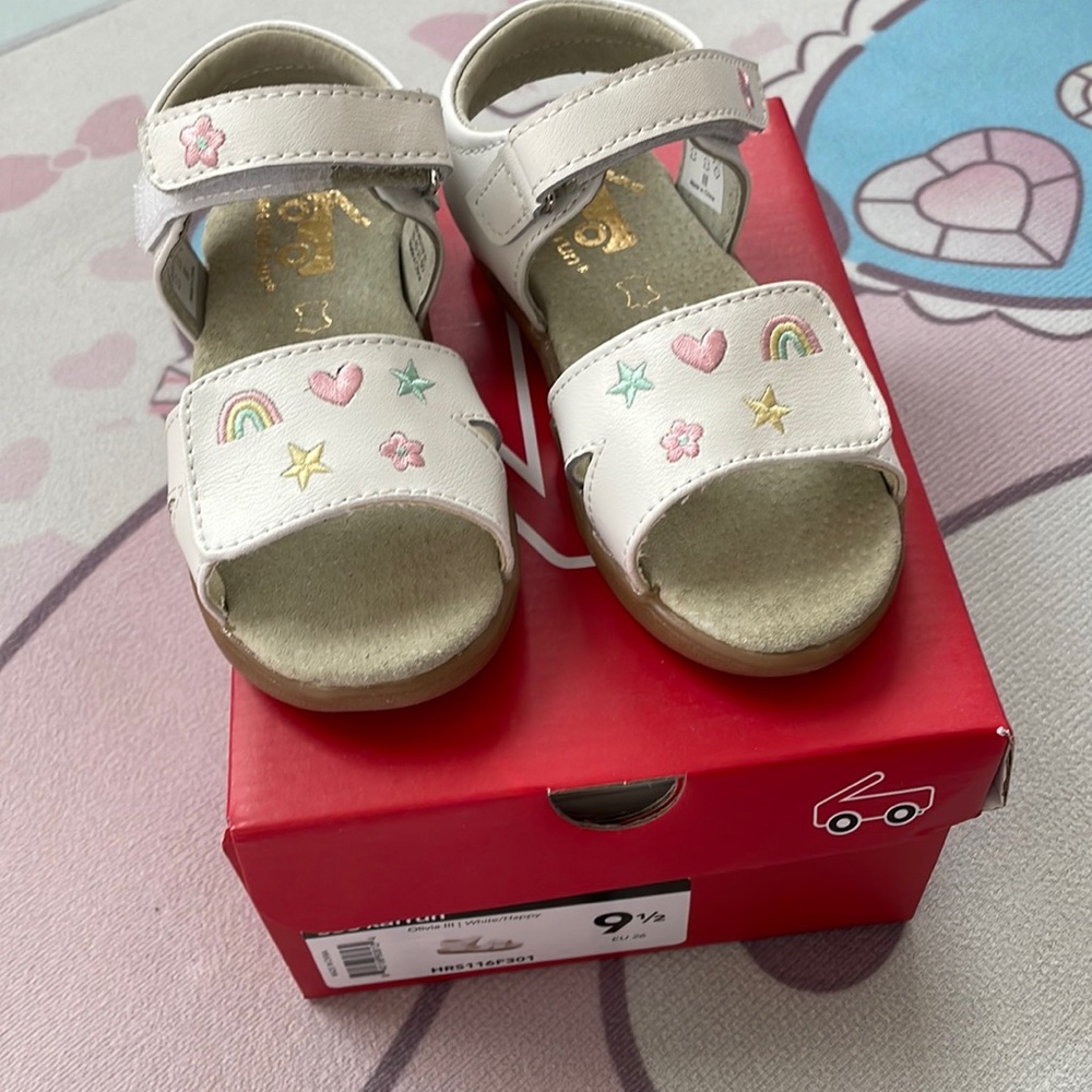 See Kai Run White Sandals New